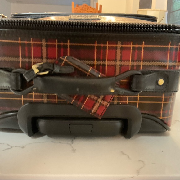 Patricia Nash Tartan Plaid handbag & Wheeled Carry on Luggage - Picture 12 of 15
